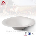 Wholesale hand made ceramic plates, fine royal porcelain noodle bowl